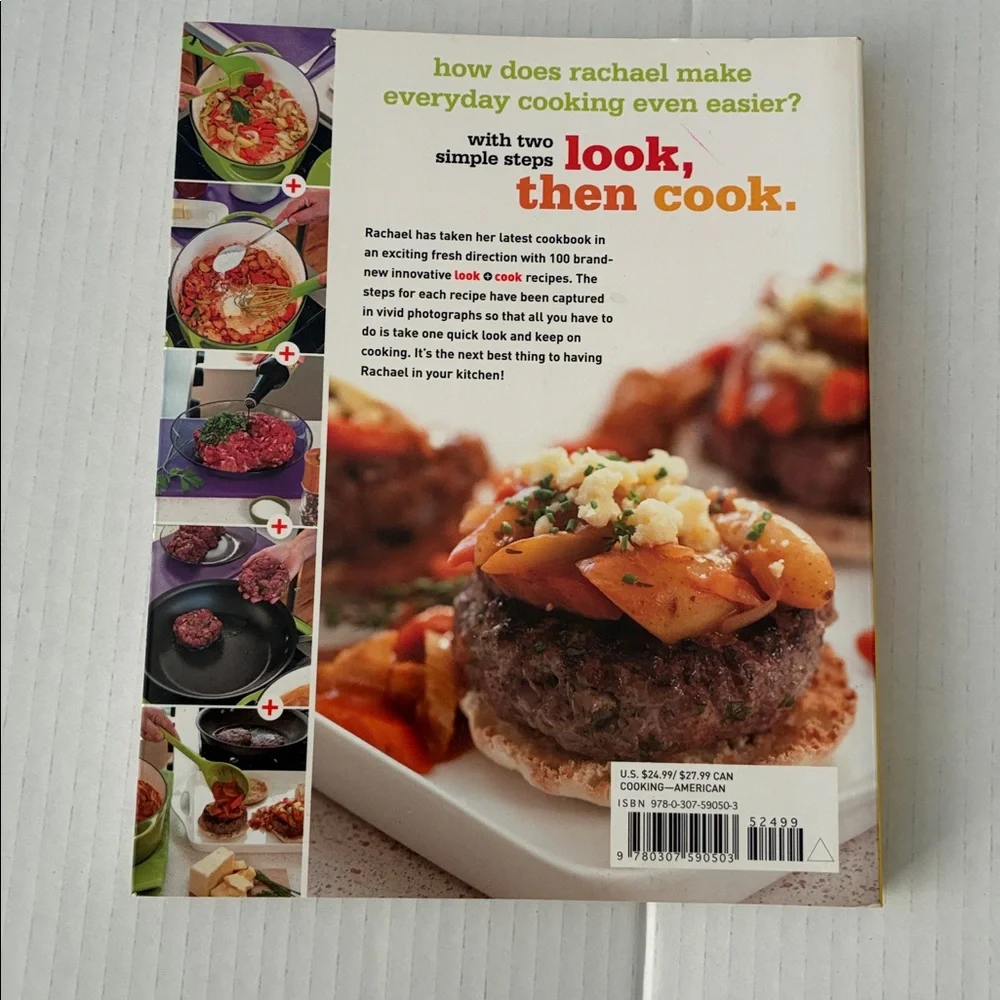 Rachel Ray Cookbook Look + Cook With Photos  Soft Cover
